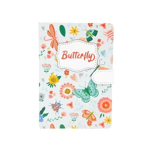 Diario Libreta c/Broche A5 Butterfly