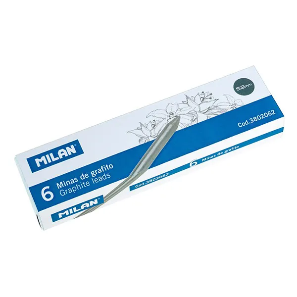 Minas de Recambio de Grafito Milan 5.2 mm B - Imagen 2