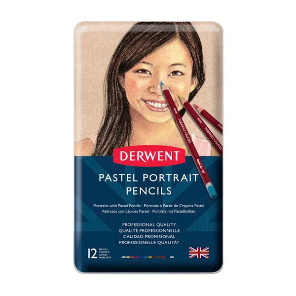 Set de 12 Lápices Pastel Derwent p/Retrato