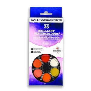 Set de Acuarela 36 und. (pastillas) KOH I NOOR