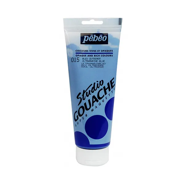 Témpera Profesional Studio Gouache Pebeo Azul Ultramar 100 ml