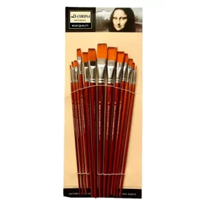 Set de Pinceles Planos B-Corona x13