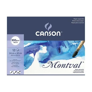 Block Montval Canson 300 gr. 24X32 cm