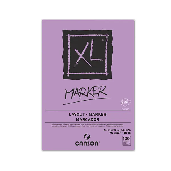 Block Marcador XL Canson A4 70 gr.