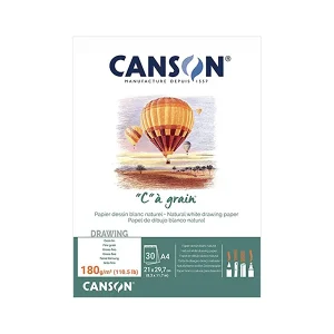 Block de Dibujo Canson «C» à grain A4 180 gr.