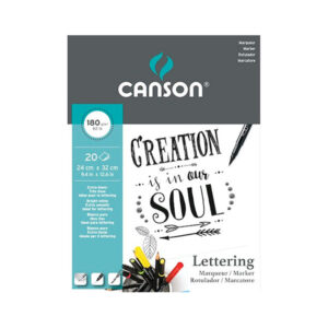 Block Lettering Canson 180 gr. 24x32cm