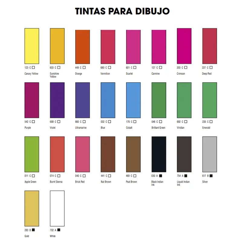 Tinta China para Dibujo Winsor & Newton 14 ml. - Imagen 2