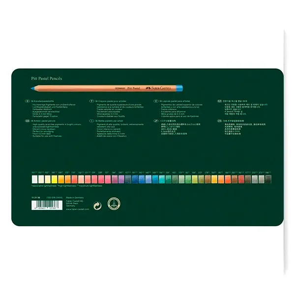 Set de 36 Pitt Pastel Pencils Faber-Castell - Imagen 3
