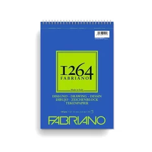 Bloc Fabriano 1264 p/Dibujo A5 30H 180 gsm