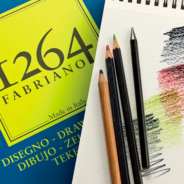 Bloc Fabriano 1264 p/Dibujo A4 50H 180 gsm - Imagen 2