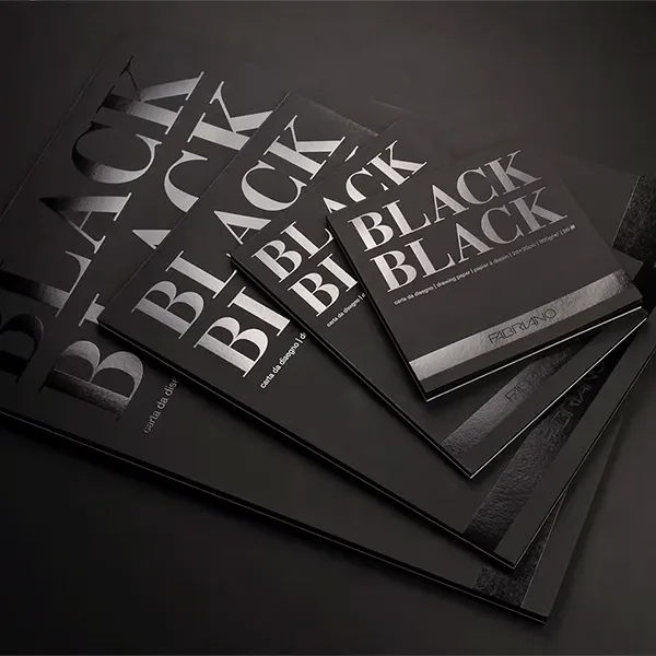 Bloc Fabriano Black Black 20x20cm 300g 20h - Imagen 3