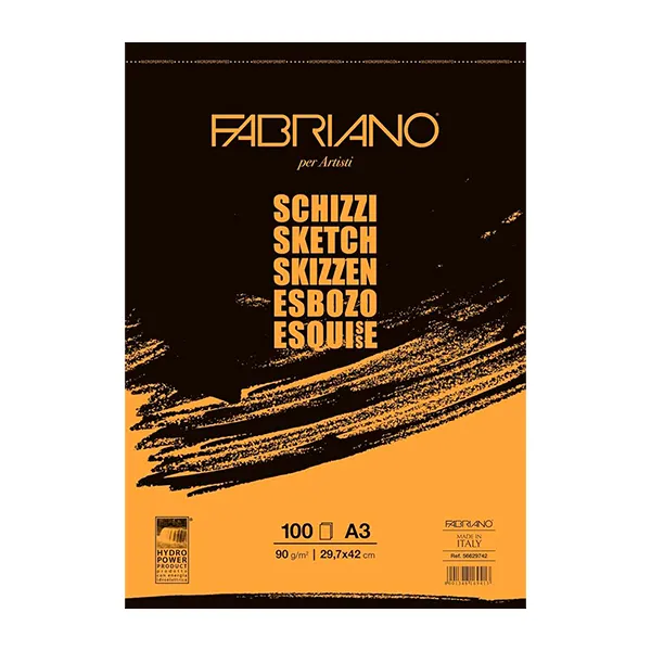 Bloc Fabriano Schizzi A3 90 gsm 100h