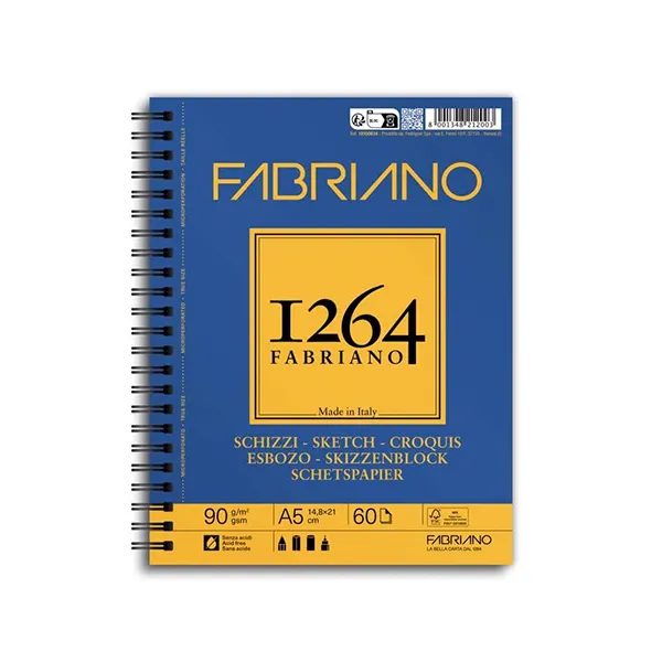 Bloc Fabriano 1264 Sketch A5 60h 90g