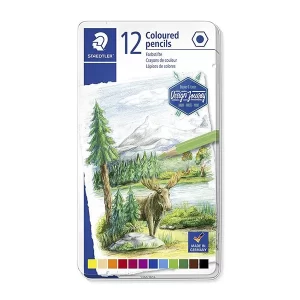 Lapices De Color Staedtler / 12 unidades Caja Metal