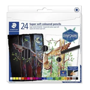 Lapices De Color Super Soft Staedtler / 24 unidades Caja Cartón