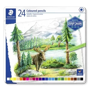 Lápices de Color Staedtler / 24 und. Caja Metal