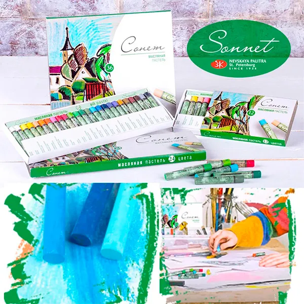 Set de 36 Óleos Pastel Sonnet - Imagen 4