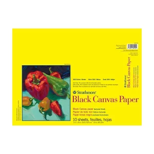 Bloc Strathmore Black Canvas Paper 300 30.5 cm x 40.6 cm