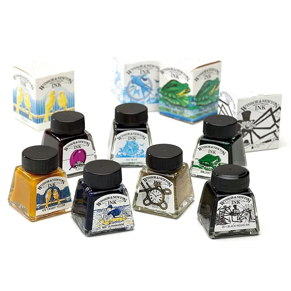 Tinta China para Dibujo Winsor & Newton 14 ml. - Imagen 4