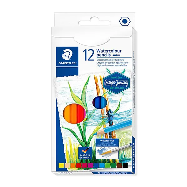 Lapices de Color Acuarelables Staedtler / 12 und. Caja Cartón