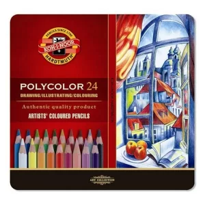 Set de 24 Lápices de Color Koh-I-Noor Polycolor