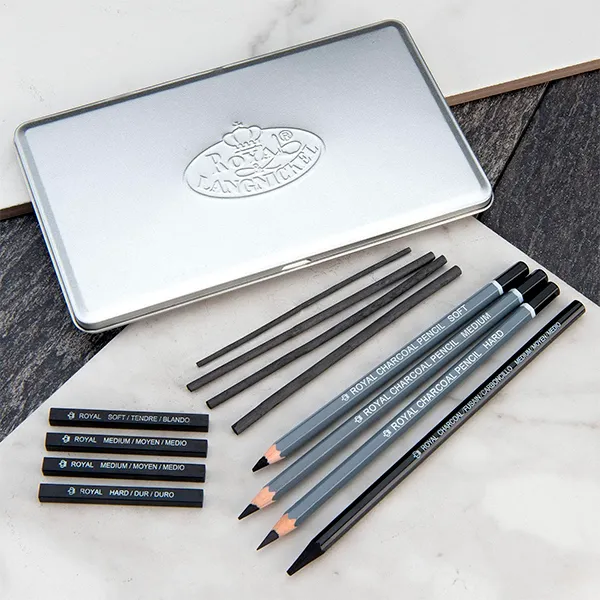Set de Carboncillos Royal & Langnickel Essentials p/Bosquejos (13 piezas) - Imagen 2