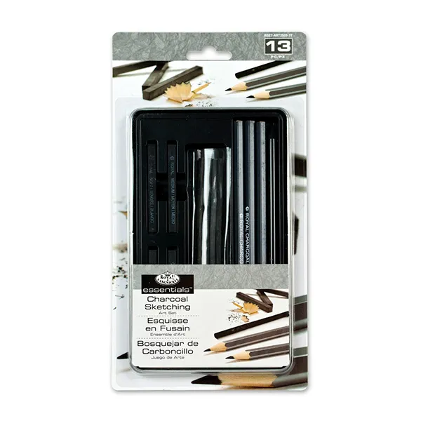 Set de Carboncillos Royal & Langnickel Essentials p/Bosquejos (13 piezas) - Imagen 3