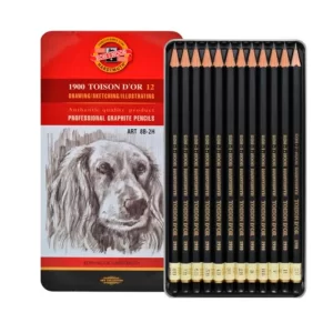 Set de 12 lápices 1900 Toison d´Or 2H-8B