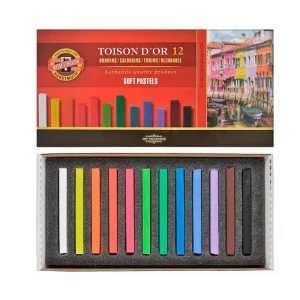 Set de 12 Tiza Pastel Toison D’or Koh-I-Noor