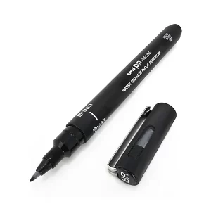 Estilógrafo Uni Pin Fine Line Brush (Pincel) Negro