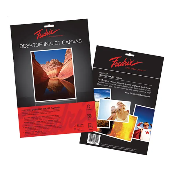 Lienzo Fredrix p/impresora INKJET A4 – A3 - Imagen 2