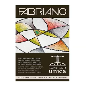 Fabriano Única p/Grabado A3 20H 250 gm