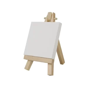 Mini Lienzo c/Caballete (10cm x 10cm)