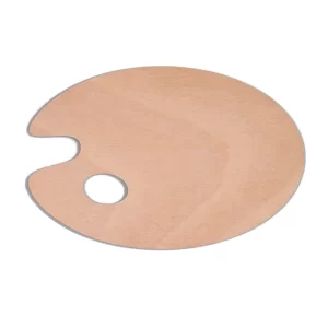 Paleta de Madera Ovalada 20×30 cm