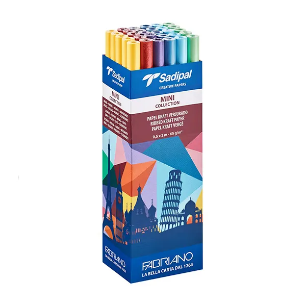 Papel Kraft Verjurado Sadipal 50 cm x 200 cm 65 g - Imagen 2