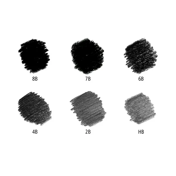 Lápices Staedtler Lumograph Black Set x6 - Imagen 3