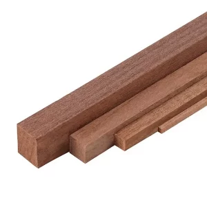 Varillas de Madera Dura Cuadrada