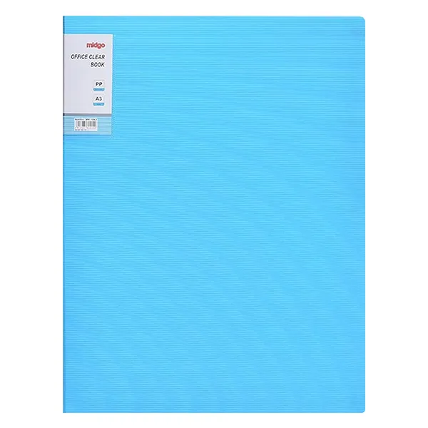Portaplano Book A3 Celeste (20 Pockets)