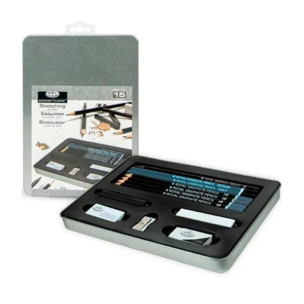 Set Royal & Langnickel Essentials p/Bosquejos (15 piezas) - Imagen 2