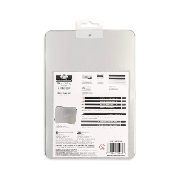 Set Royal & Langnickel Essentials p/Bosquejos (15 piezas) - Imagen 4