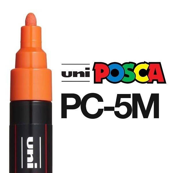 Marcadores Posca 5M Fluorescentes - Imagen 2