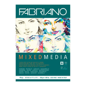 Bloc Fabriano p/Técnica Mixta A3 160g 60H