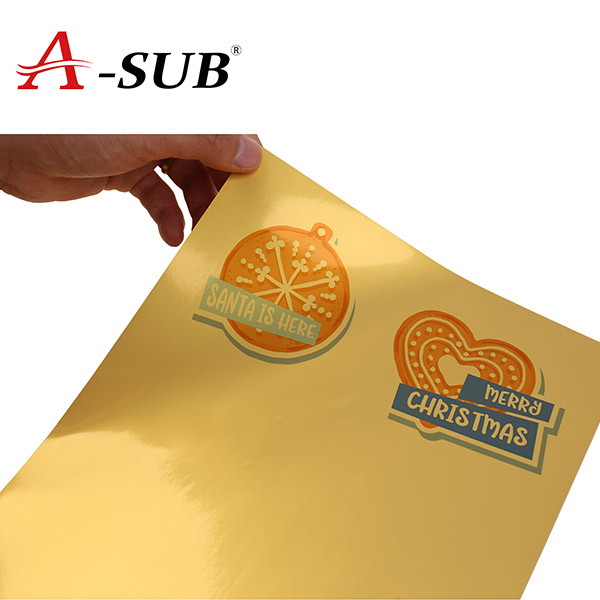 Papel Fotográfico Metal Dorado c/Adhesivo A-Sub 135 gr. A4-20H - Imagen 2