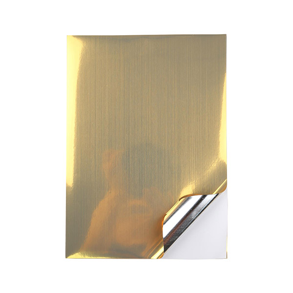 Papel Fotográfico Metal Dorado c/Adhesivo A-Sub 135 gr. A4-20H - Imagen 3