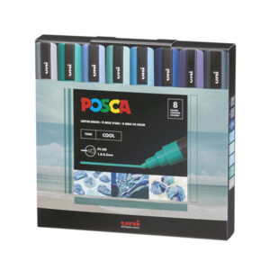 Marcadores Posca 5M Set Cool x8