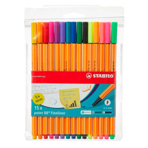 Rotulador Stabilo Point 88 x 15 und.