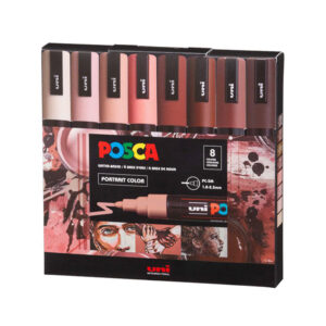 Marcadores Posca 5M Set Portrait Colors x8