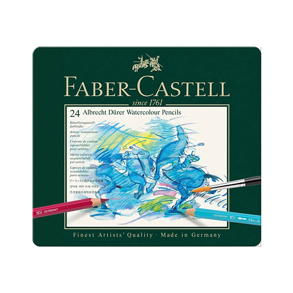 Lápices de Color Acuarelable Albrecht Durer Faber-Castell set x24