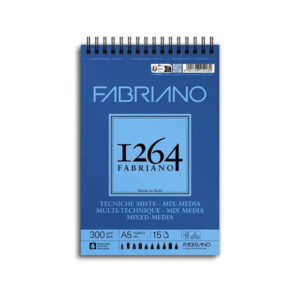 Bloc Fabriano 1264 p/Técnica Mixta A5 300 gsm