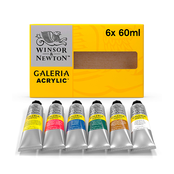 Set de 6 Acrílicos Galeria Winsor & Newton 60 ml - Imagen 2